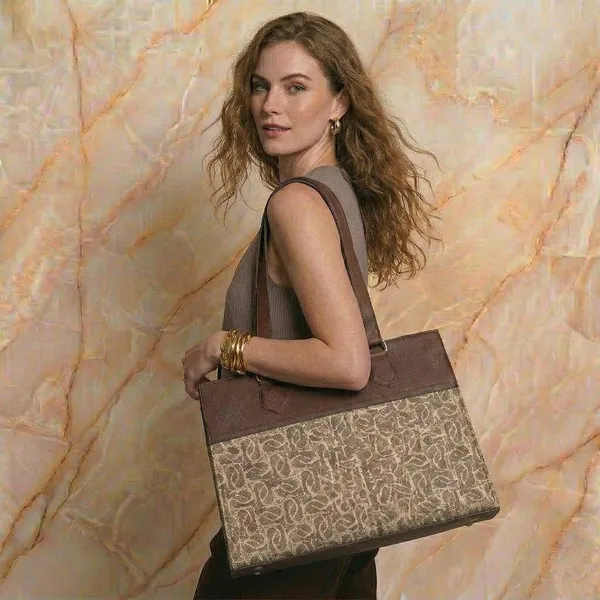 Brown_Patterned_Tote_Bag_For_Women
