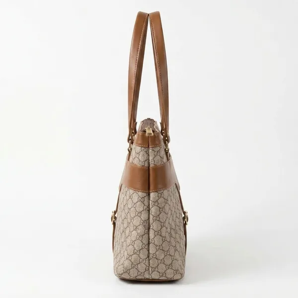 Brown_Printed_Fabric_Laptop_Tote_Bag_For_Women