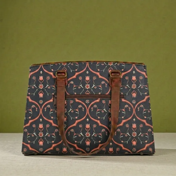 Brown_Printed_Tote_Bag_For_Women