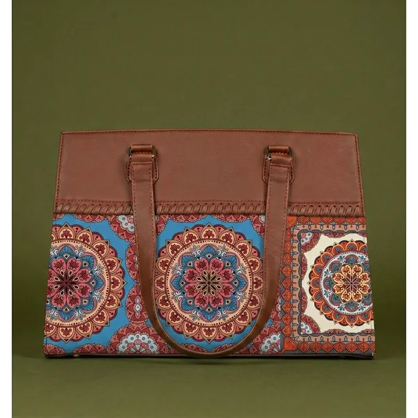 Brown_Printed_Tote_Bag_For_Women