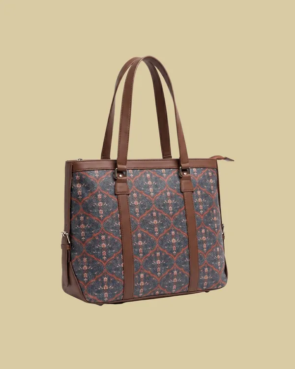 Brown_Printed_Tote_Bag_For_Women