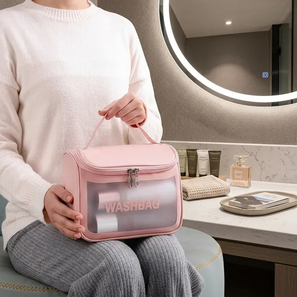 Pink_Travel_Wash_Bag_Organizer_For_Women
