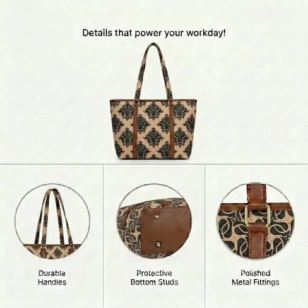 Beige_Printed_Canvas_Tote_Bag_For_Women