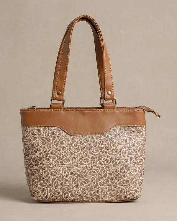 Brown_Printed_Tote_Bag_For_Women