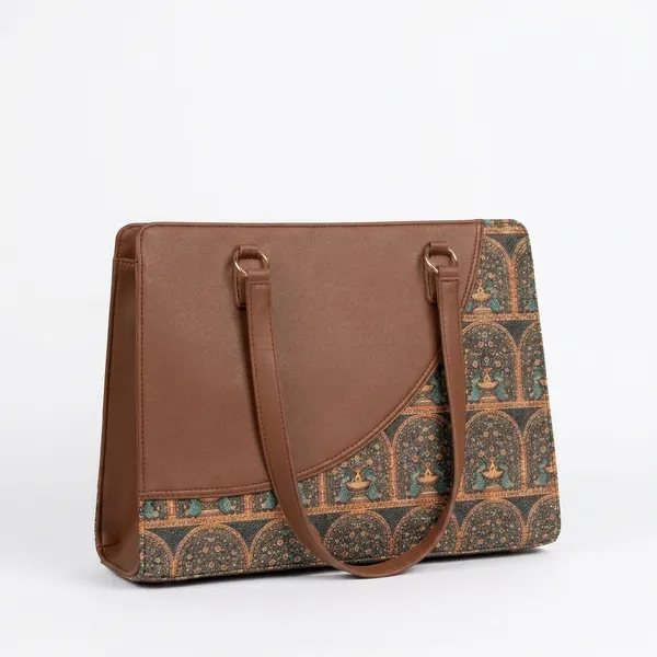 Brown_Printed_Tote_Bag_For_Women