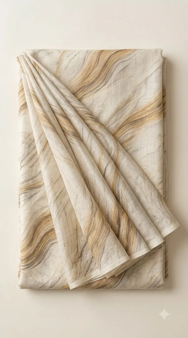 Cream_Printed_Saree_For_Women