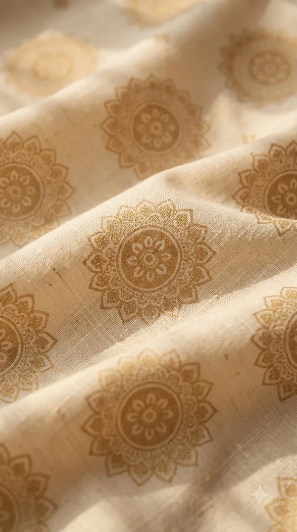 Cream_Printed_Saree_For_Women