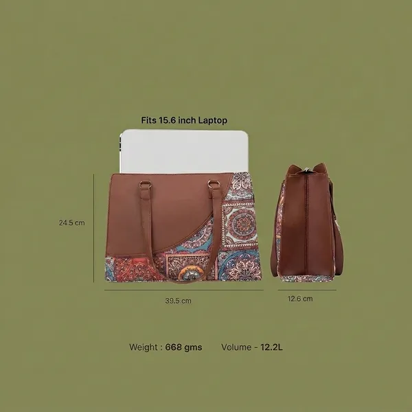 Brown_Leatherette_Printed_Tote_Bag_For_Women