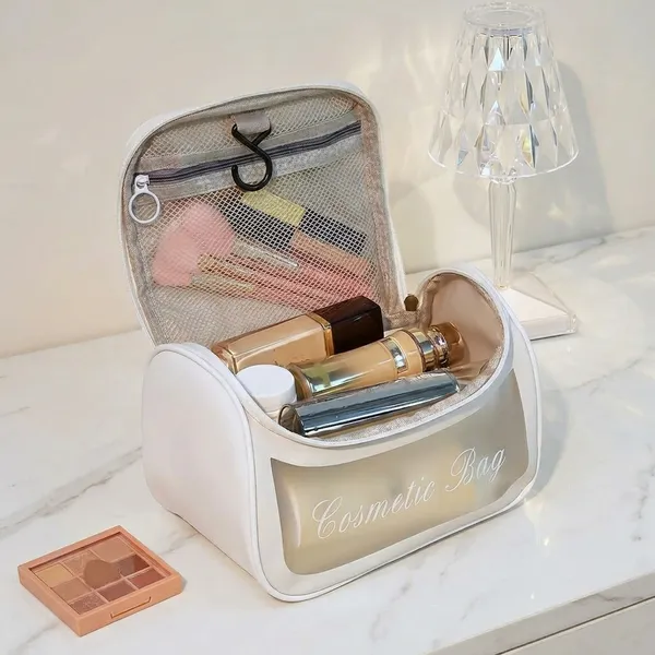 White_Waterproof_Travel_Cosmetic_Bag_For_Women