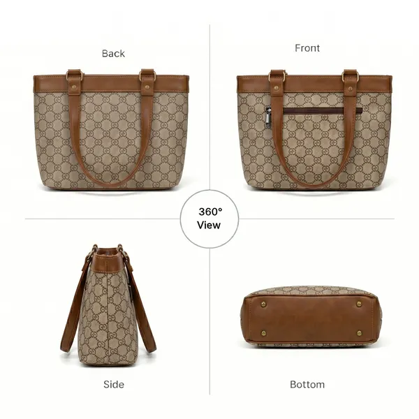 Beige_Fabric_Patterned_Tote_Bag_For_Women