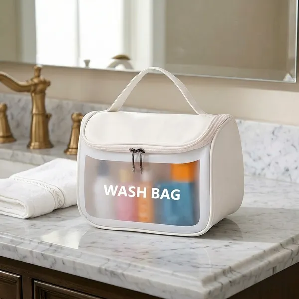 White_Waterproof_Travel_Cosmetic_Bag_For_Women