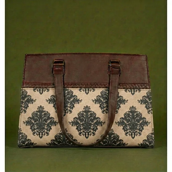 Brown_Canvas_Printed_Tote_Bag_For_Women