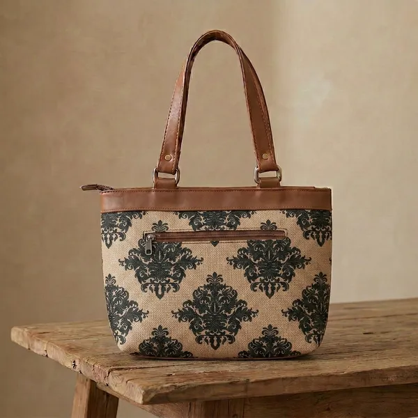 Beige_Canvas_Printed_Tote_Bag_For_Women