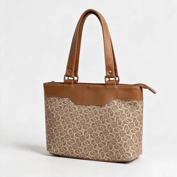 Brown_Printed_Fabric_Tote_Bag_For_Women