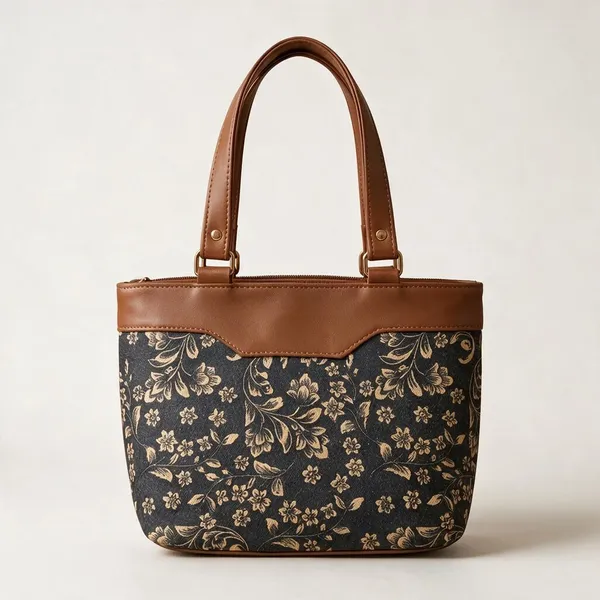 Brown_Printed_Fabric_Tote_Bag_For_Women
