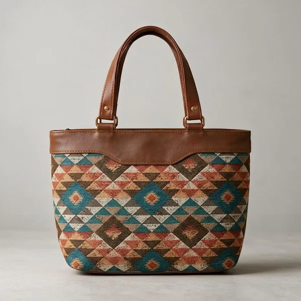 Brown_Printed_Fabric_Tote_Bag_For_Women