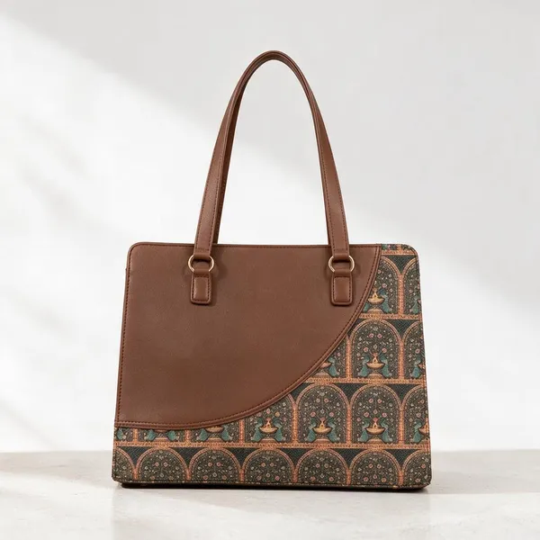Brown_Printed_Tote_Bag_For_Women