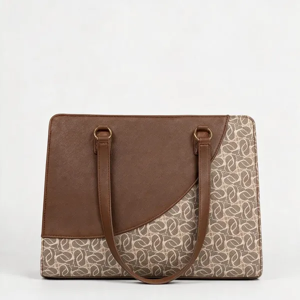 Brown_Printed_Tote_Bag_For_Women