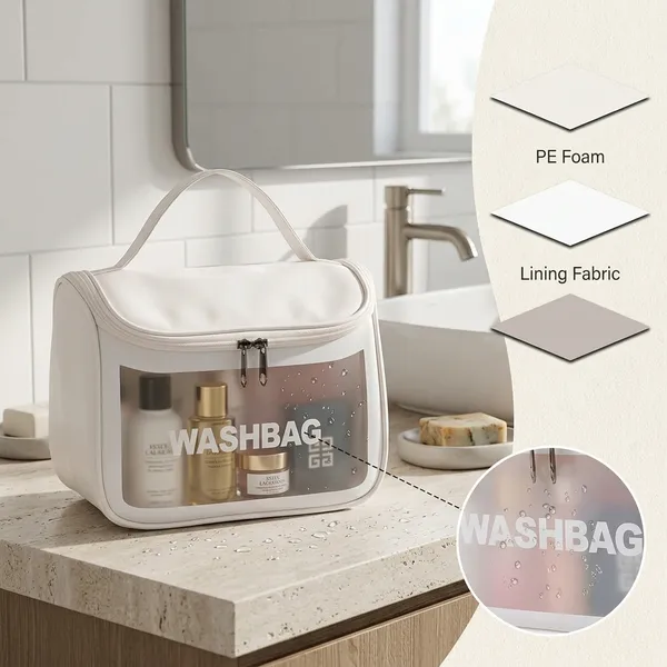 White_Waterproof_Travel_Cosmetic_Bag_For_Women