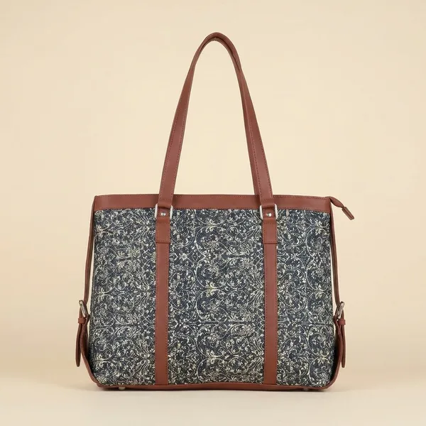 Brown_Printed_Tote_Bag_For_Women