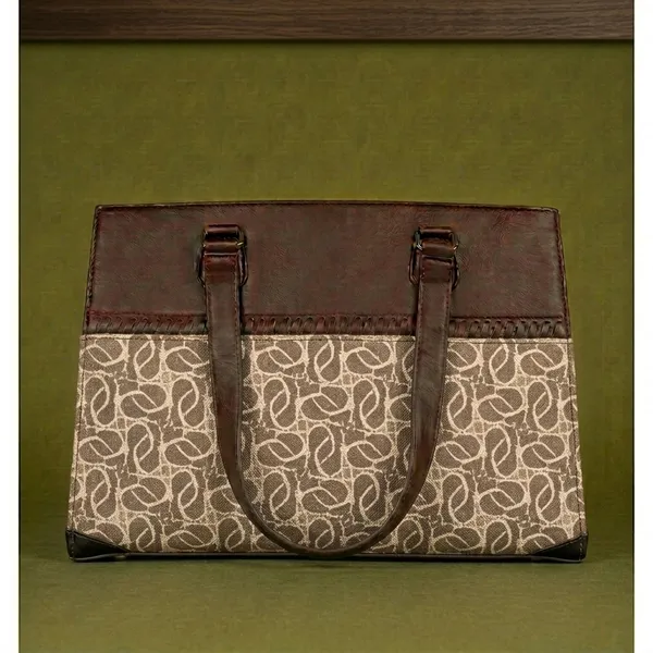 Brown_Patterned_Tote_Bag_For_Women