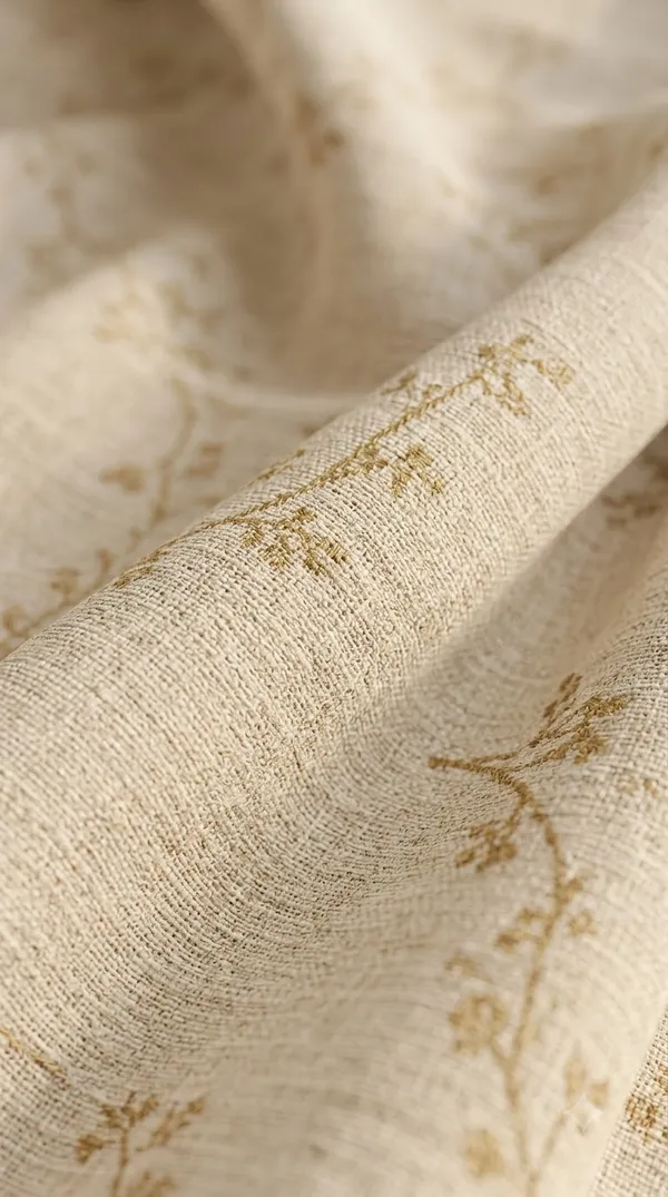 Cream_Textured_Floral_Print_Saree_For_Women