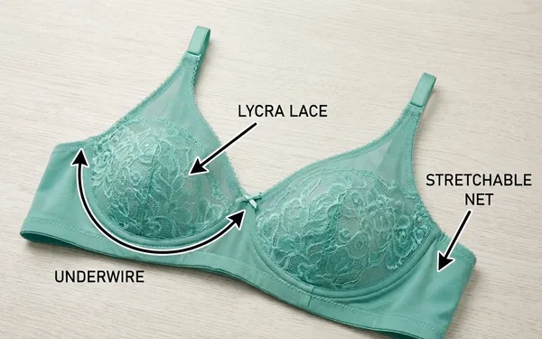 Blue_Nylon_Wired_Non-Padded_Bra_For_Women