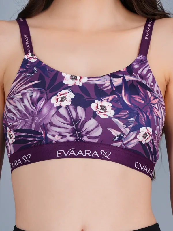 Purple_Nylon_Non-Padded_Non-Wired_Sports_Bra_For_Women