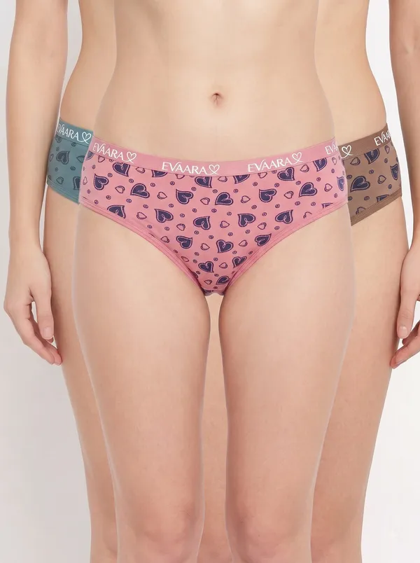 Multicolour_Nylon_4-Way_Stretch_Panty_For_Women