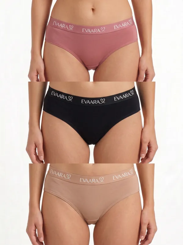 Multicolour_Cotton_Panty_For_Women_(Pack_Of_3)