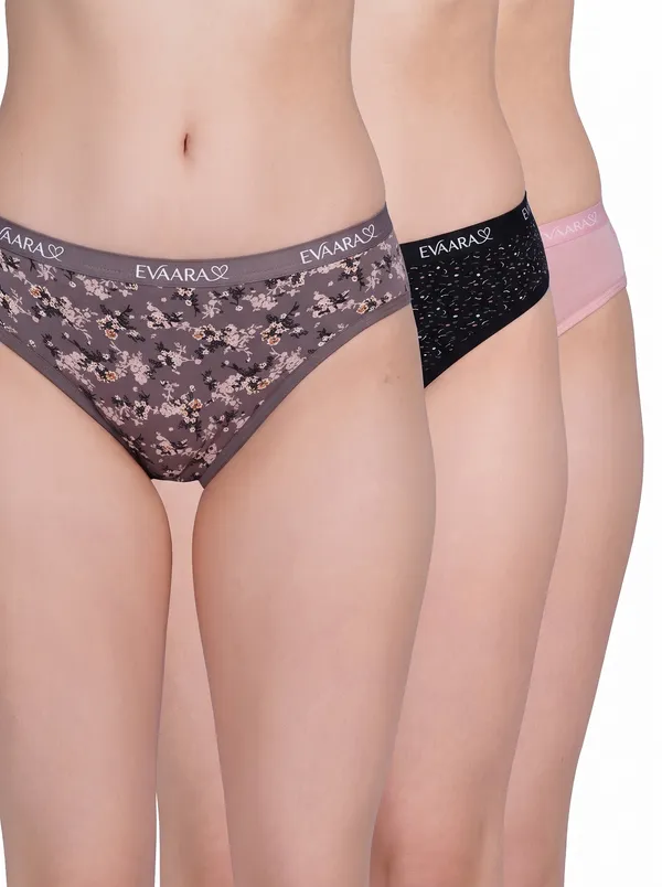 Multicolour_Nylon_Panty_For_Women_(Pack_Of_3)