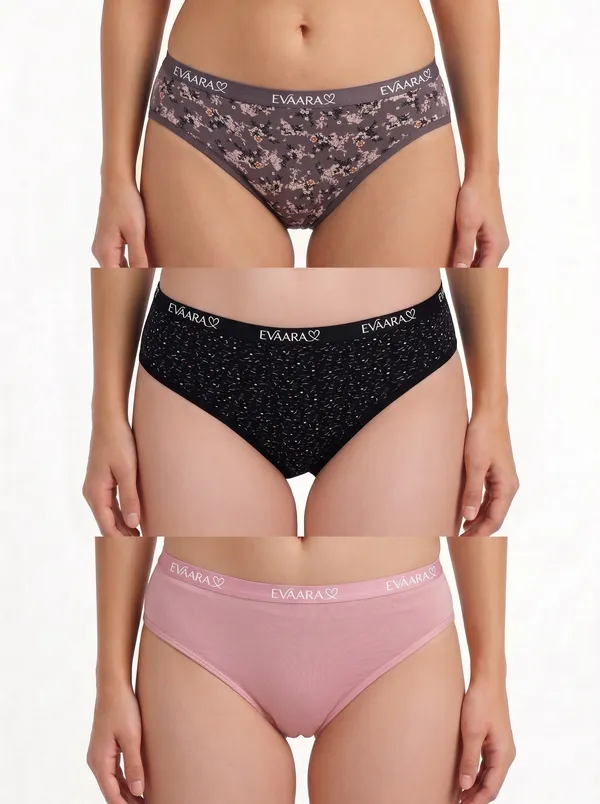 Multicolour_Nylon_Panty_For_Women_(Pack_Of_3)
