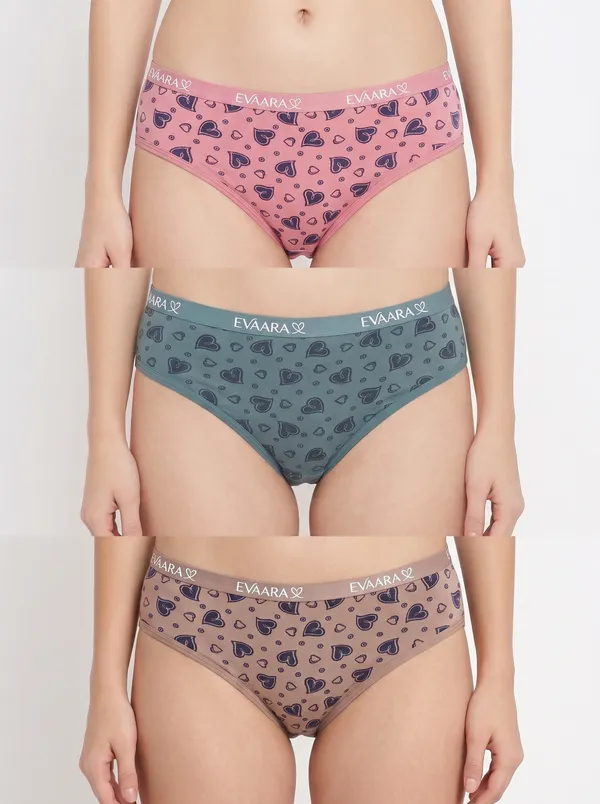 Multicolour_Nylon_4-Way_Stretch_Panty_For_Women
