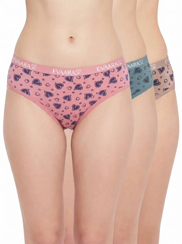 Multicolour_Nylon_4-Way_Stretch_Panty_For_Women
