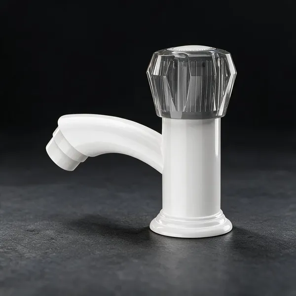 White_And_Black_Polypropylene_Random_Copolymer_(Ppr/Pprc)_Single_Tap_Faucet_For_Kitchen_&_Bathroom_Pack_Of_2