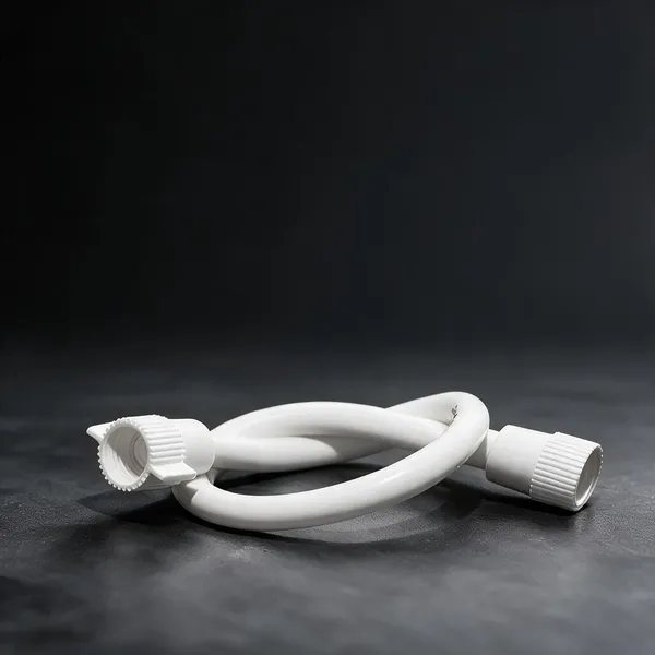 White_Pvc_+_Plastic_Flexible_Shower_Hose_For_Fitness_Pack_Of_4