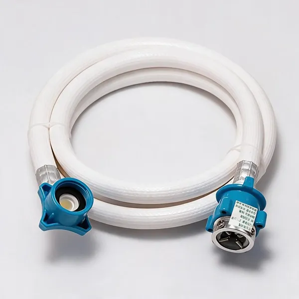 White_And_Blue_Pvc_+_Plastic_Washing_Machine_Inlet_Hose_For_Washing_Machine_Pack_Of_2
