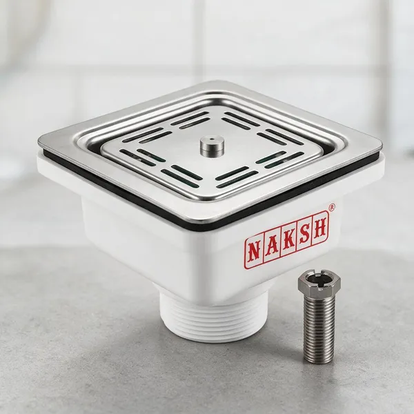 Silver_Stainless_Steel_+_Pvc_Floor_Drain_For_Bathroom_Pack_Of_2