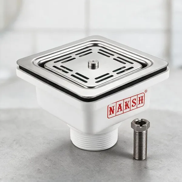 Silver_Stainless_Steel_+_Pvc_Floor_Drain_For_Bathroom_Pack_Of_2