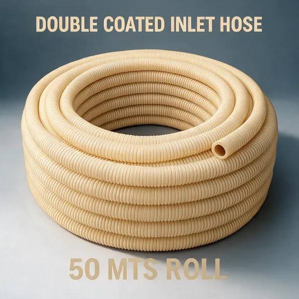 Beige_Pvc_Corrugated_Inlet_Hose_For_Bathroom