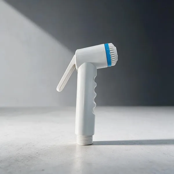 White_Polypropylene_Handheld_Bidet_Spray_For_Bathroom_Pack_Of_2