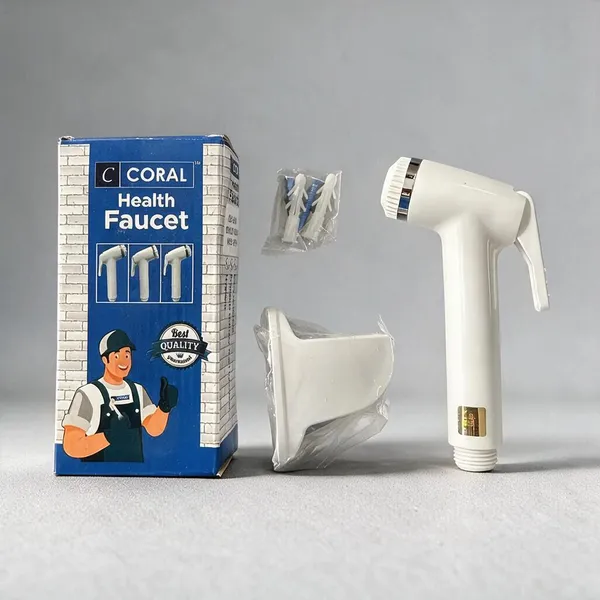 White_Pvc_Handheld_Health_Faucet_Set_For_Bathroom_Pack_Of_2