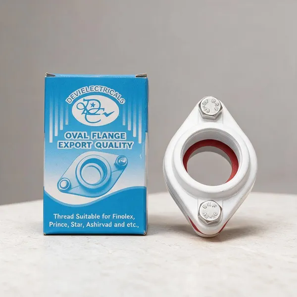 White_Aluminium_Flange_Pipe_Fitting_For_Plumbing_Pack_Of