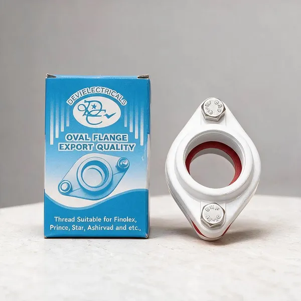 White_Aluminium_Flange_Pipe_Fitting_For_Plumbing_Pack_Of