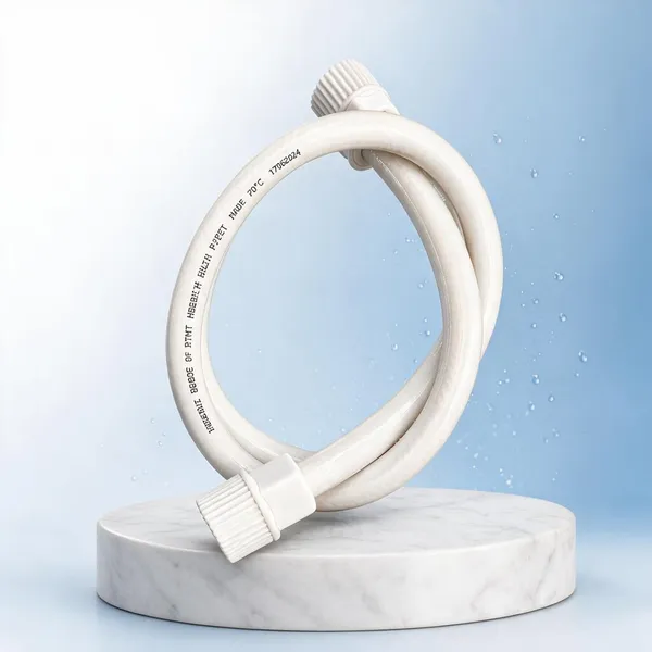 White_Polymerised_Thermoplastic_Health_Faucet_Hose_Pipe_For_Bathroom_Pack_Of