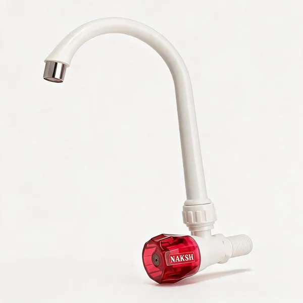 White_Polypropylene_Water_Tap_For_Kitchen_&_Bathroom