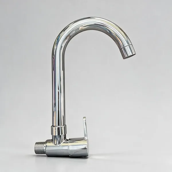 Silver_Stainless_Steel_Swan_Neck_Kitchen_Faucet_For_Kitchen