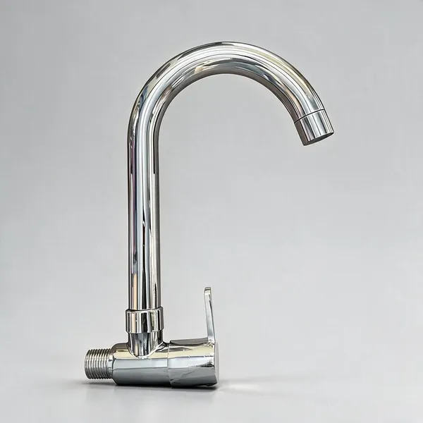 Silver_Stainless_Steel_Swan_Neck_Kitchen_Faucet_For_Kitchen