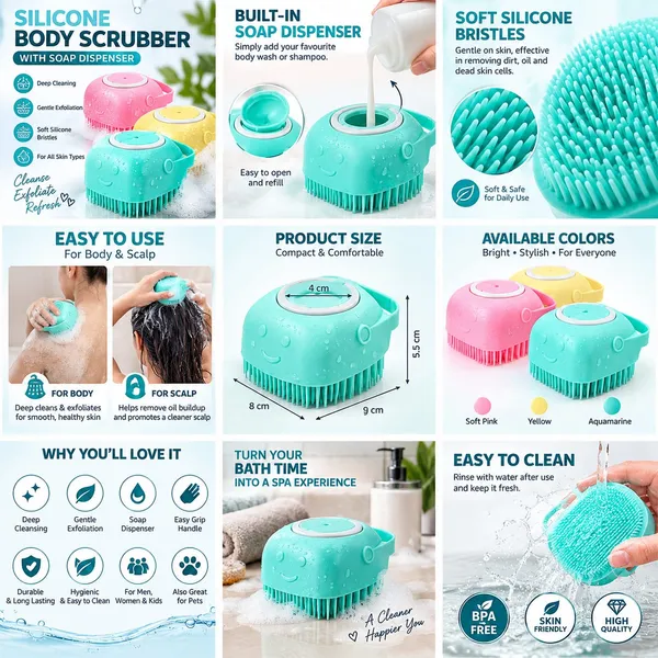 SILICONE_BODY_SCRUBBER_WITH_SOAP_DISPENSER_BRUSH_(PACK_OF_2)
