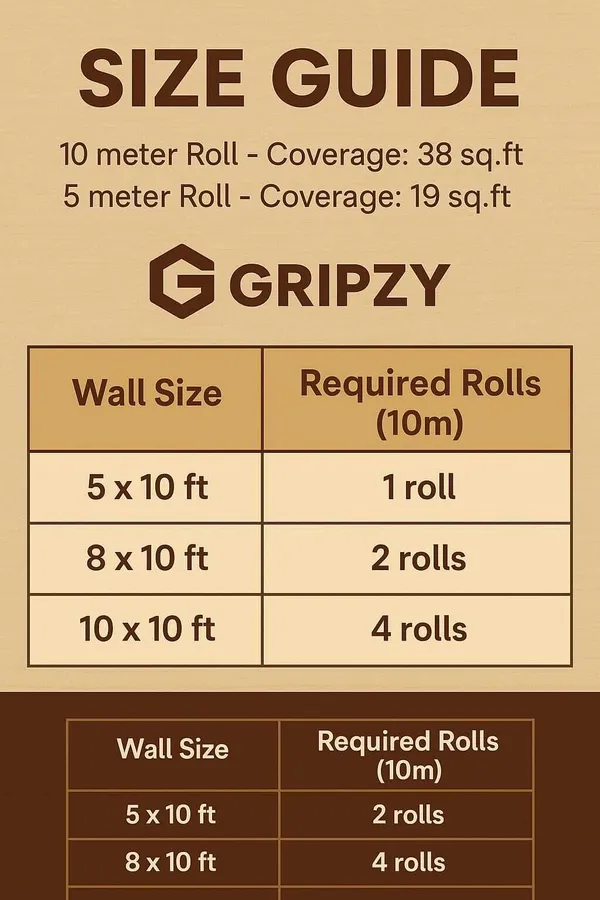 Gripzy_500_cm_x_36_cm_Waterproof_Decorative_Vinyl_Wallpaper_(Brown)